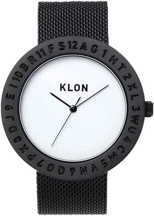 クローン(KLON) ENGRAVE TIME BLACK MESH 40mm
