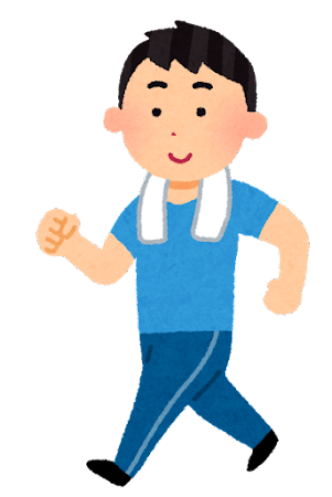ウォーキング　イラスト